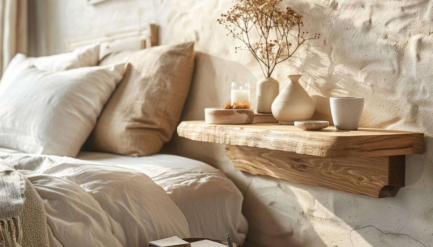 Assortir des tables de chevet murales à votre décoration intérieure