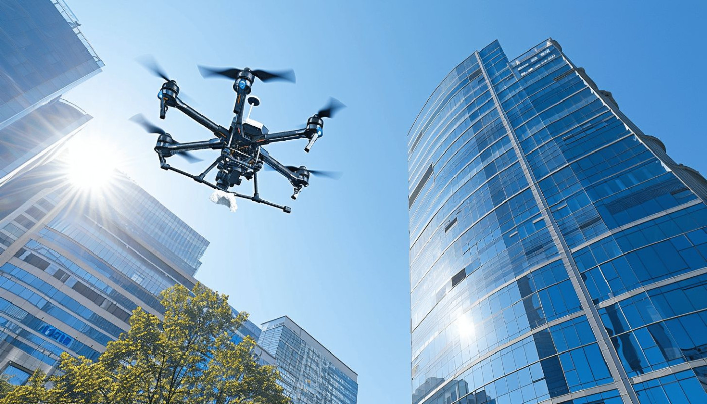 Comment le nettoyage par drone révolutionne l'entretien des bâtiments