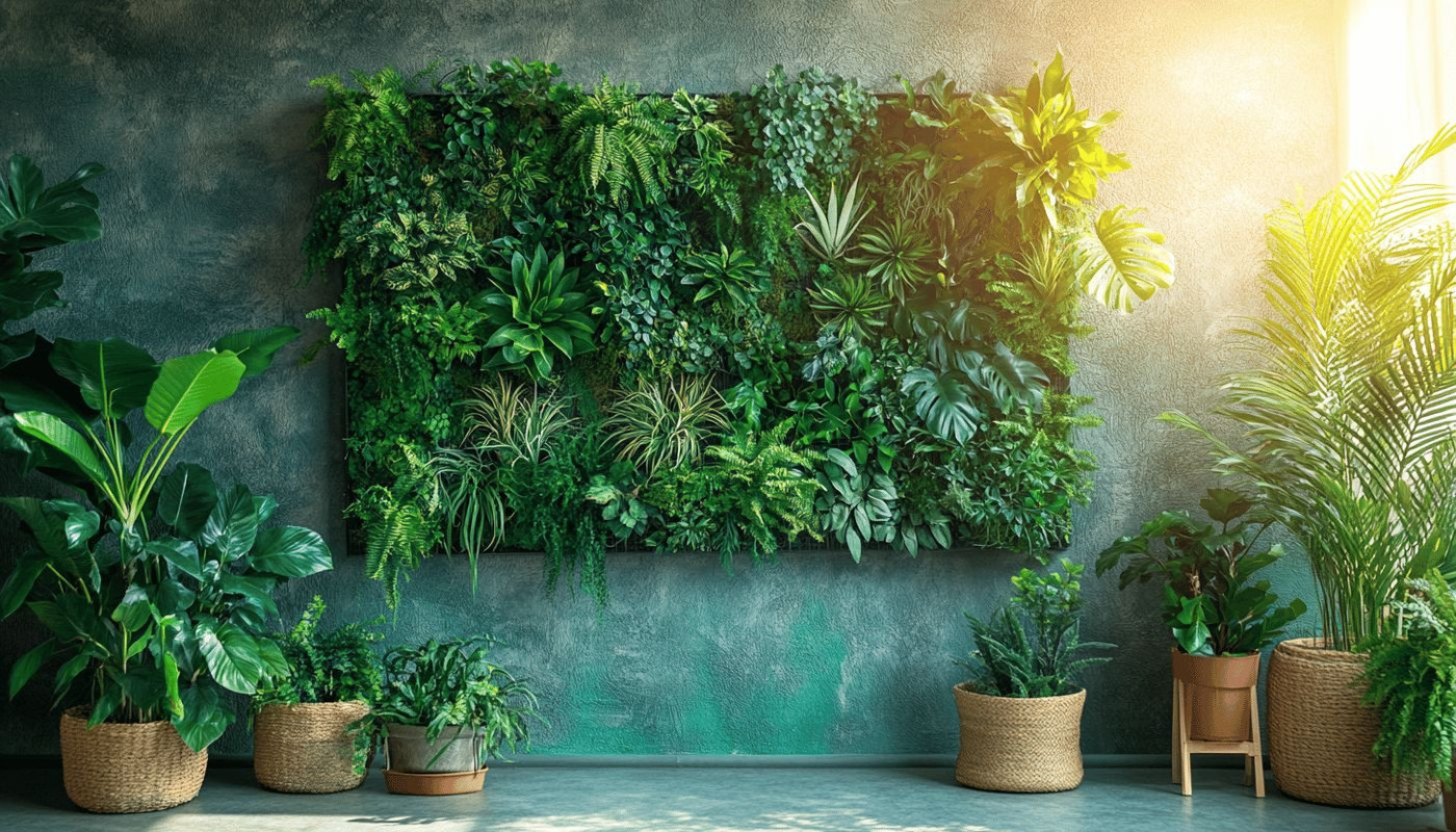 Décoration murale végétale créer un mur vivant chez soi
