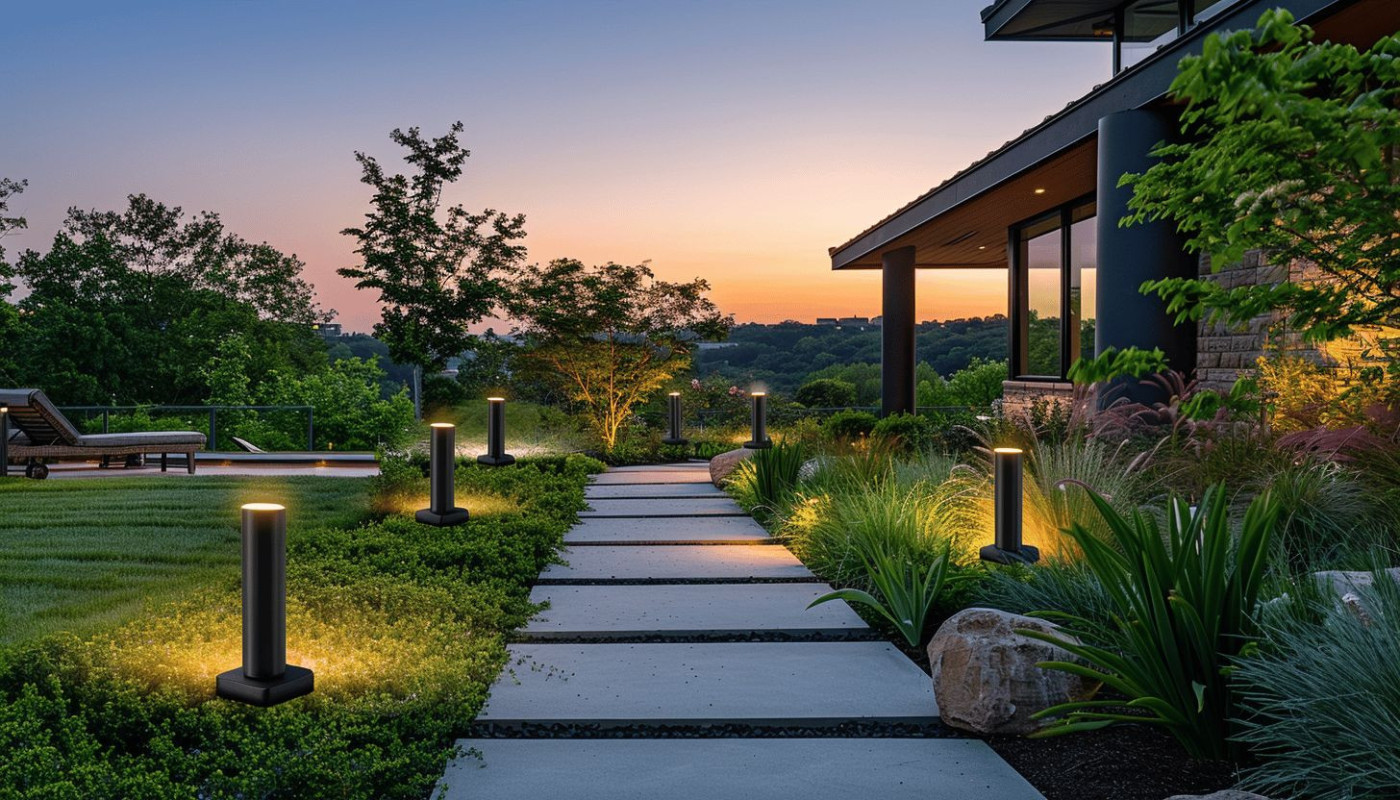 Éclairage LED extérieur pour jardin avantages et installation