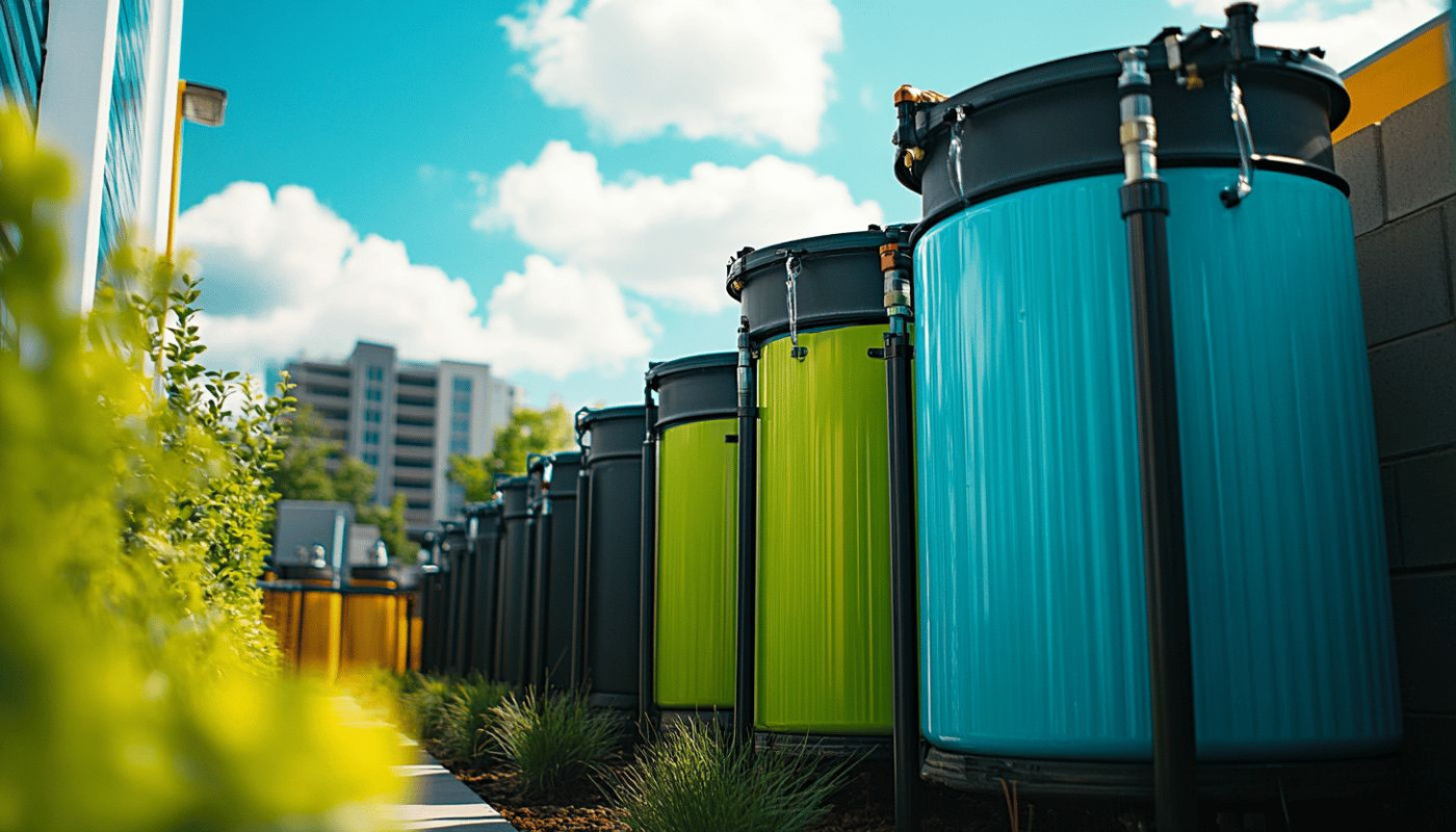 Installation de récupérateurs d'eau de pluie rentabilité et impact environnemental