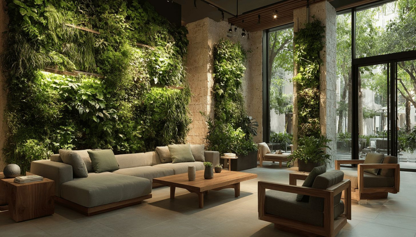Murs végétaux intérieurs comment intégrer la nature dans sa décoration d'une manière originale et bénéfique