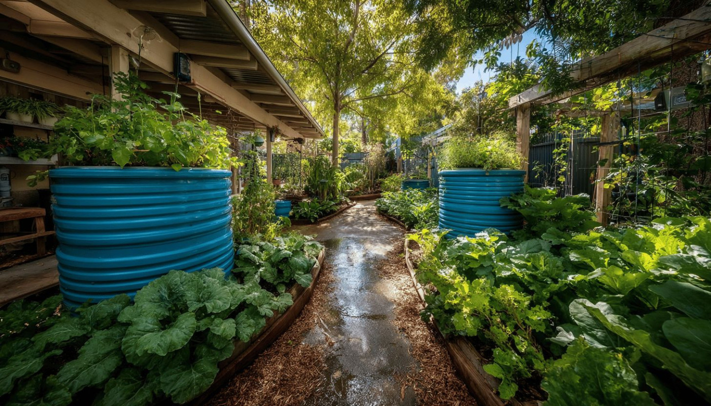 Récupération d'eau de pluie systèmes et conseils pour un jardin autonome et écologique